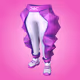 Purple Futuristic Outfit Pants