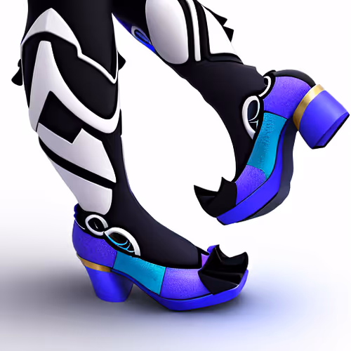 Fractal Aliens Heels