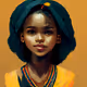 African girl.