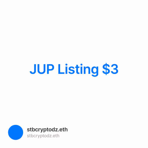 JUP Listing $3 1