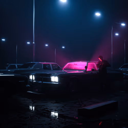 Kitty Pink Car