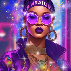 Cyber Elegance Rihanna 