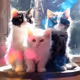 3 Kittens AI Generated