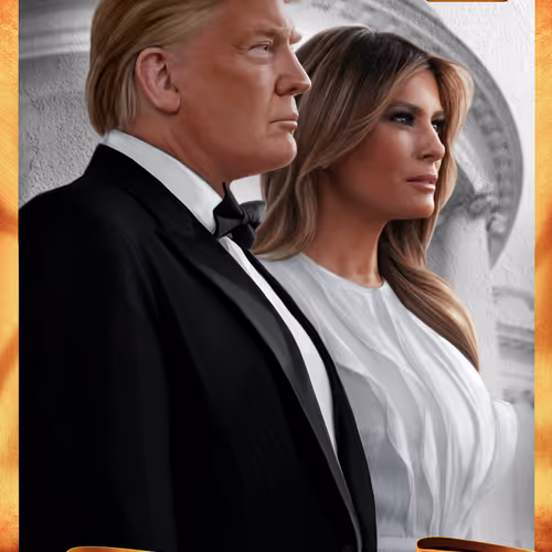 Trump Digital Trading Cards Mugshot Edition