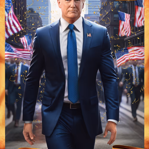 Trump Digital Trading Cards Mugshot Edition