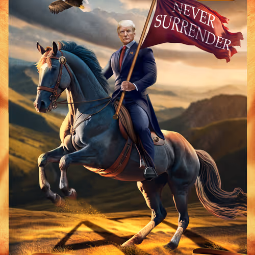 Trump Digital Trading Cards Mugshot Edition