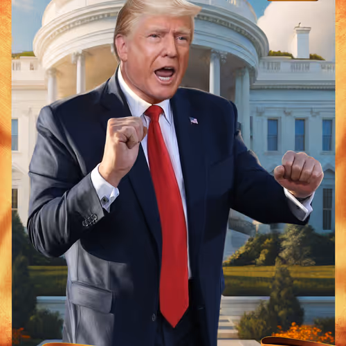 Trump Digital Trading Cards Mugshot Edition