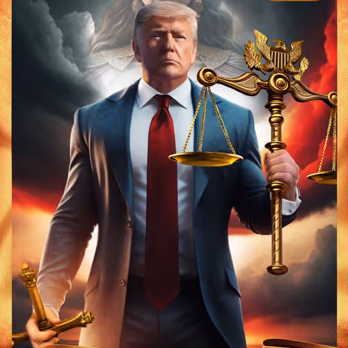 Trump Digital Trading Cards Mugshot Edition