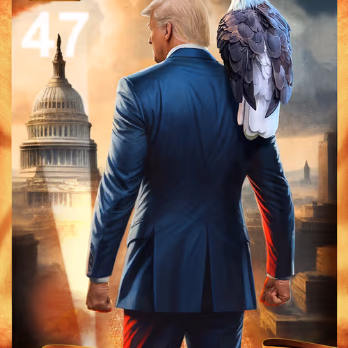 Trump Digital Trading Cards Mugshot Edition