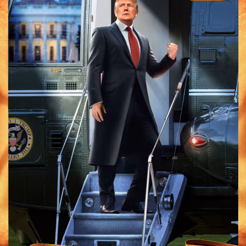 Trump Digital Trading Cards Mugshot Edition