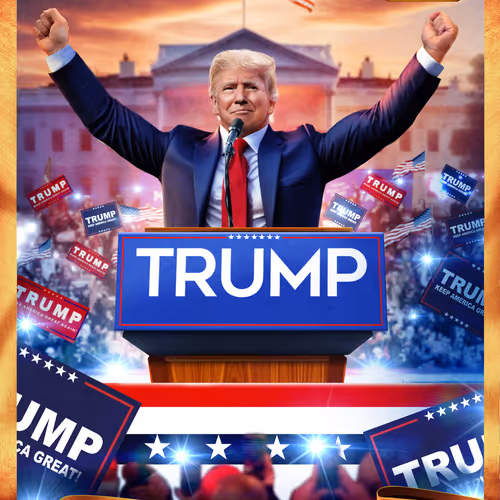 Trump Digital Trading Cards Mugshot Edition