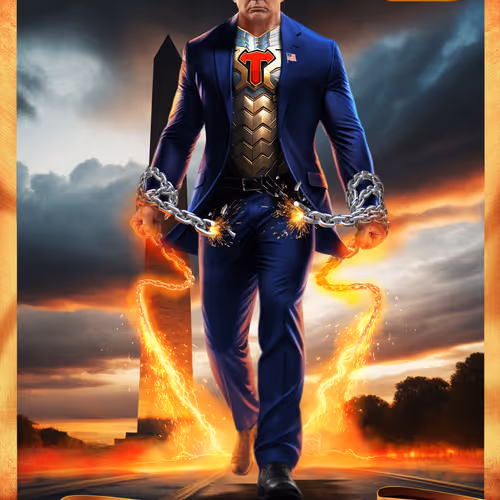 Trump Digital Trading Cards Mugshot Edition
