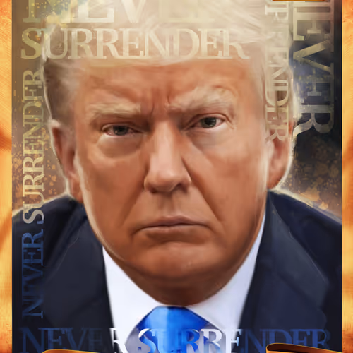 Trump Digital Trading Cards Mugshot Edition