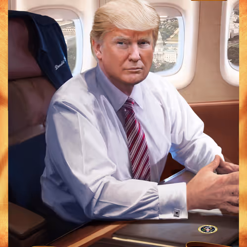 Trump Digital Trading Cards Mugshot Edition