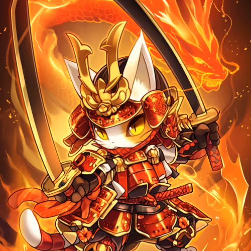 cat samurai infinity