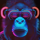 Neon monkey