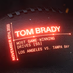 Tom Brady: Most Game-Winning Drives #380