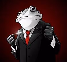 Holograph Frog
