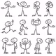 Drawn men