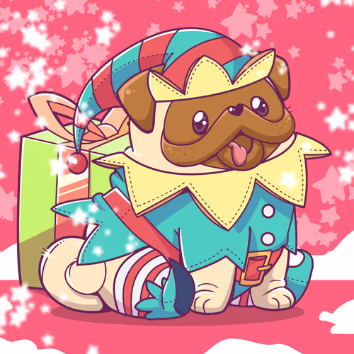 Puggy Christmas #1