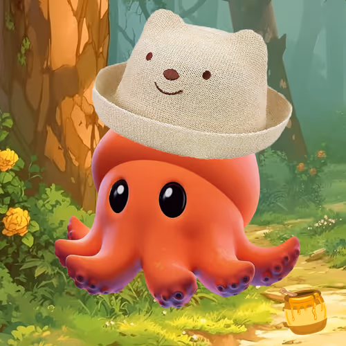 Squid Wif Bear Hat