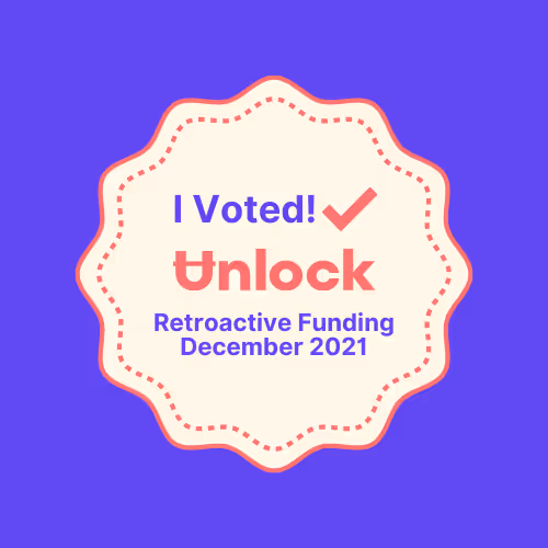 Unlock Protocol Dec 2021 Voting