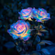 Rainbow Rose