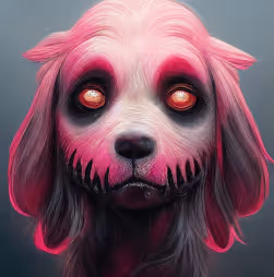 Pink dog