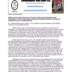 pg 1 intro, background-CZA OPED (CZA Exhibit 2)