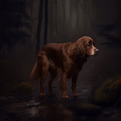 Dog searching