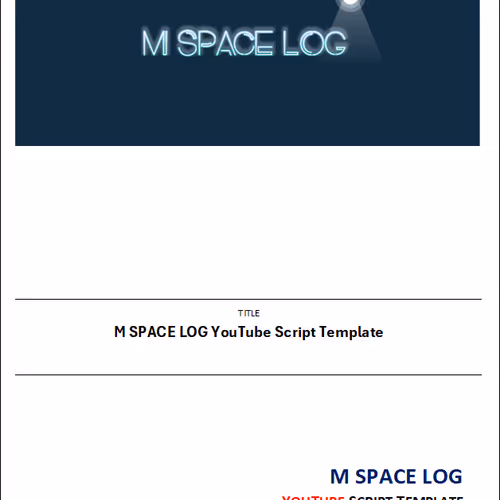 MSL YT Script Template