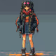 Pixel anime girl #10