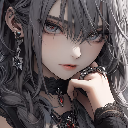 Japanese Gothic girl