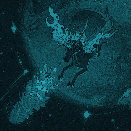Zalgo x Jay #7 - Magical Sparkly Horn Glowing Blue