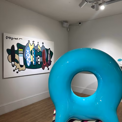 circle blue