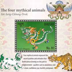 The Four Mythical Animals. Nu.80