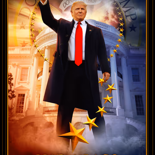 Trump Digital Trading Cards MugShot Edition Commemorative Dinner NFT