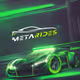 MetaRides Green Glow Racer