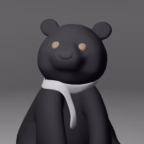 Bear on White