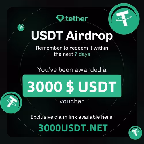 $3000 USDT Airdrop🎁
