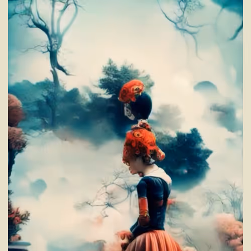Dreamlike Hillside Muse Alice S Surreal Realm