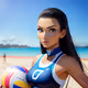 Beach volleyball womens
