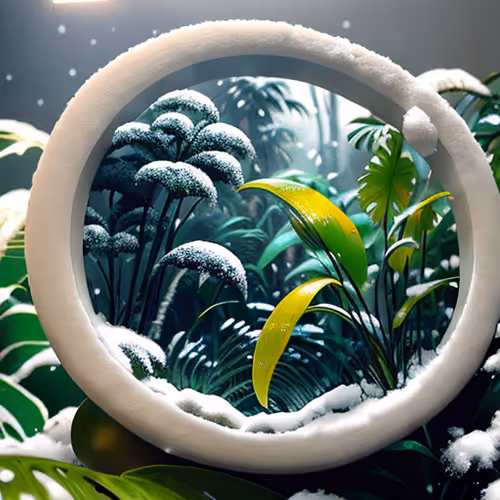 Tropical Jungle Snow