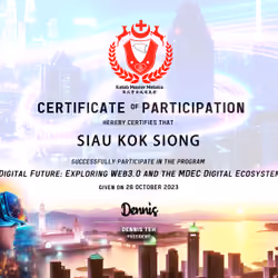 Siau Kok Siong – Digital Future: Exploring Web3.0 and the MDEC Digital Ecosystem