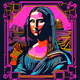 Neon Mona Lisa
