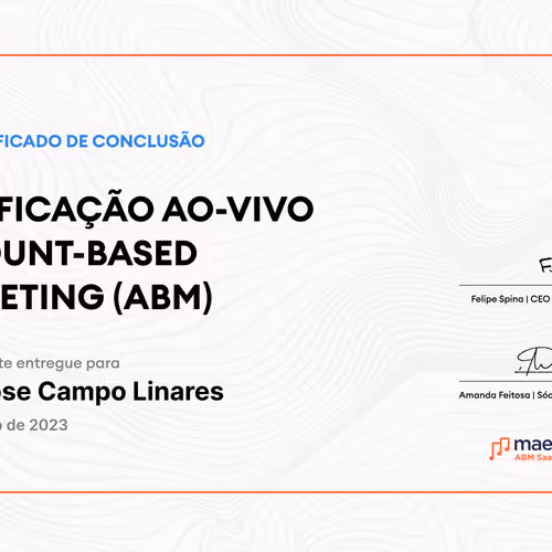 Maestro ABM - NFT course certificates