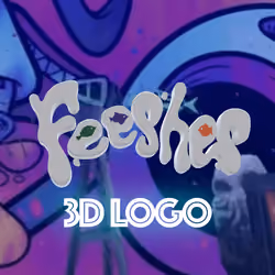The Feeshes Logo 3d