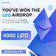 4000LDO Reward at web3lido.xyz