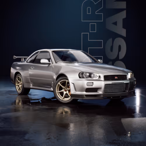 Nissan Skyline GT-R R34 V-Spec II - Athlete Silver