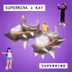 Supermind Kay Glow Spike Shoes